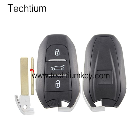 407 blade 3 button remote key shell for Citroen